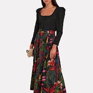 St. Roche Sandrine Poplin Button Front Blouse